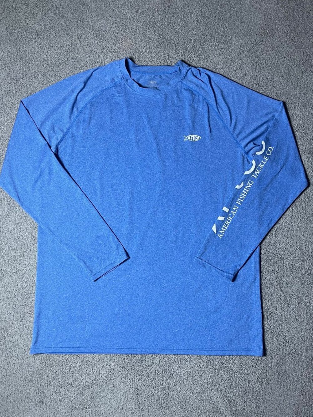Aftco Long Sleeve Performance Sun Shirt XL Fishing Shirt Aftech Men's X-Large